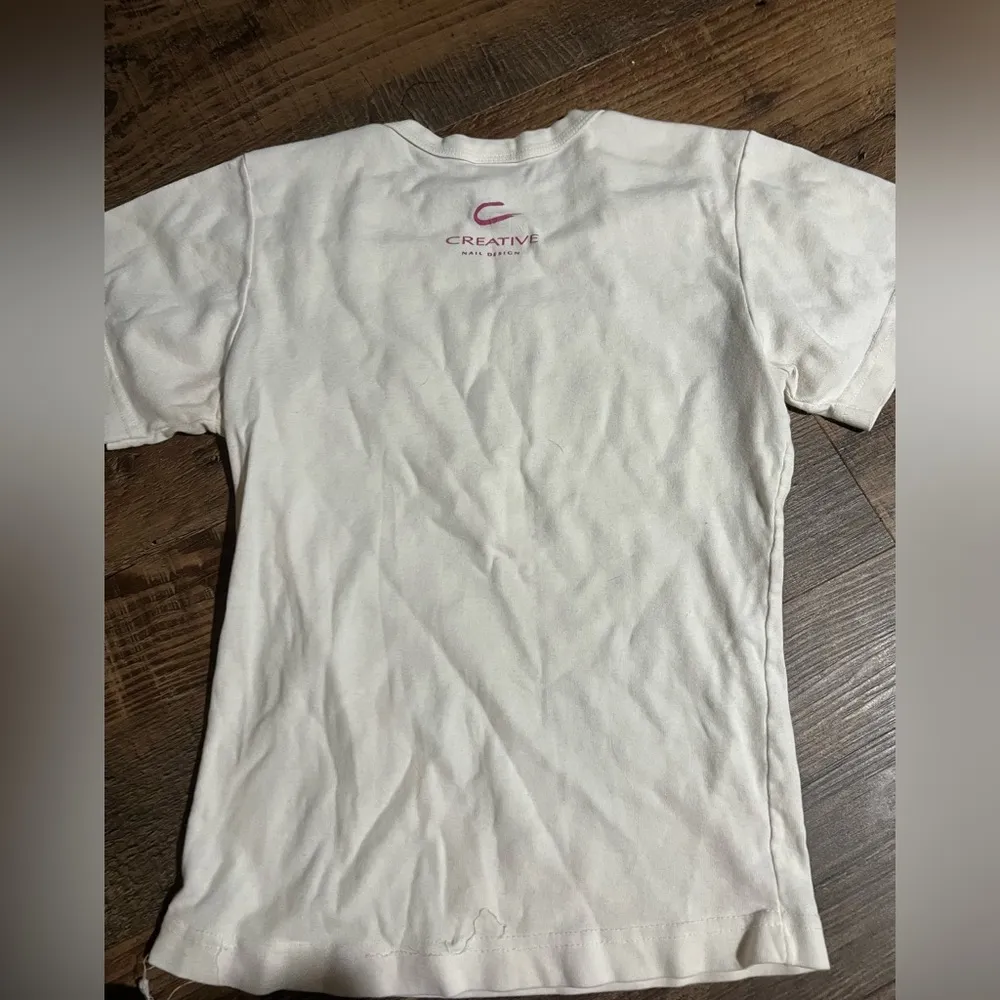 Vintage 80s/90s Girl Gone Bad Baby Tee T - Image 4