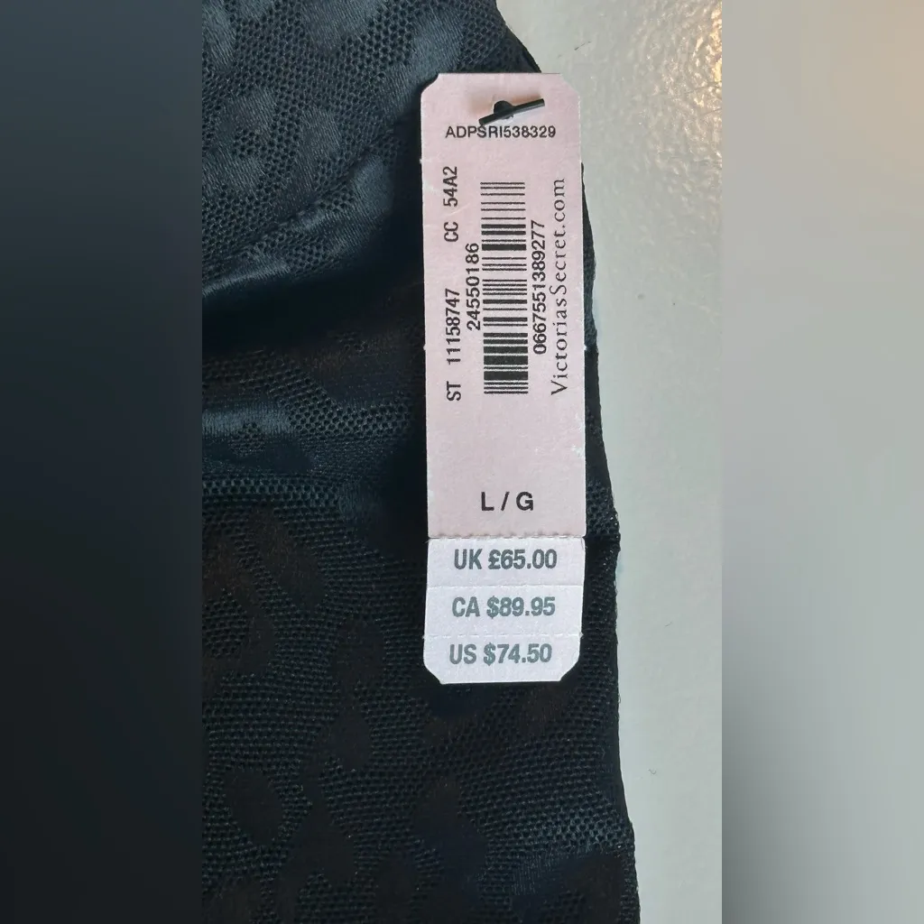 Victoria’s Secret Performing Black Leopard Size Large Print High Waisted Tight - Image 11