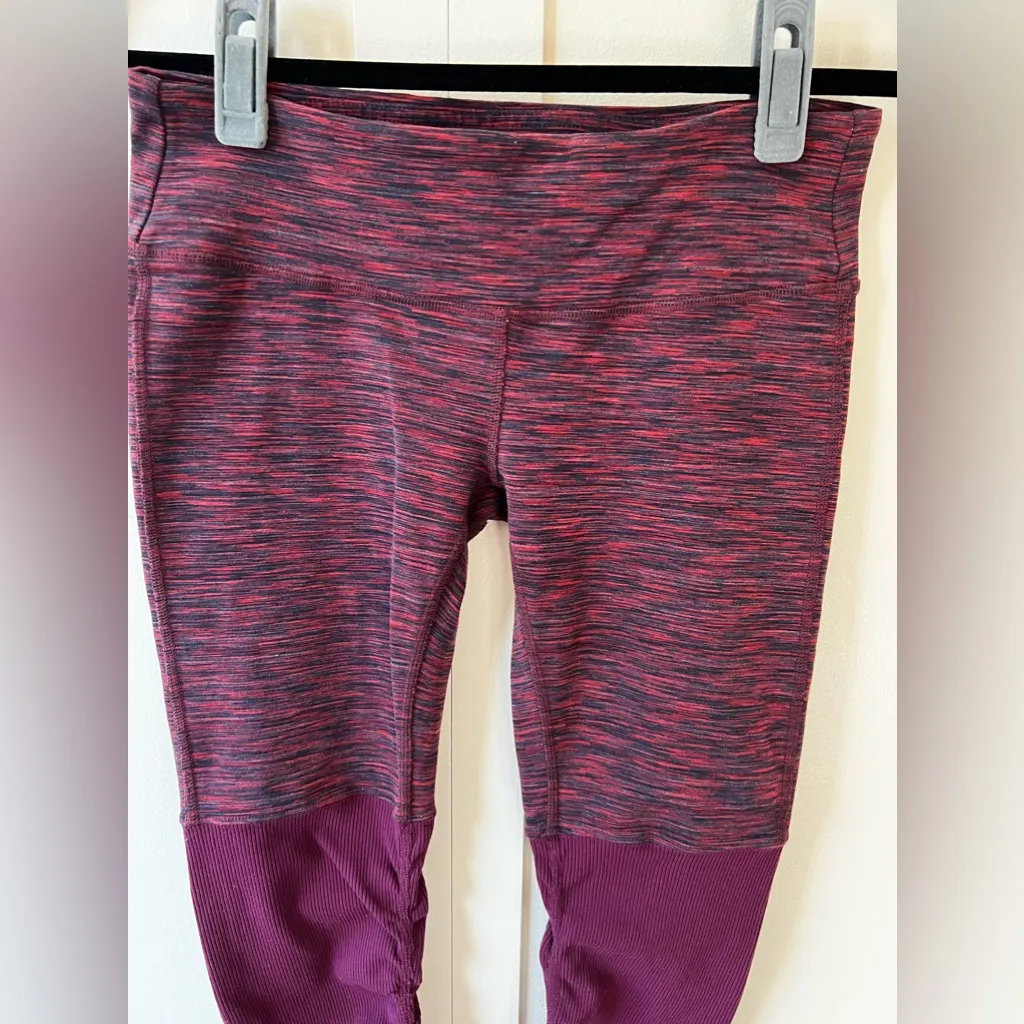 ALO Yoga High-Waist Goddess Garnet‎ Burgundy Legging Size Medium - Image 5