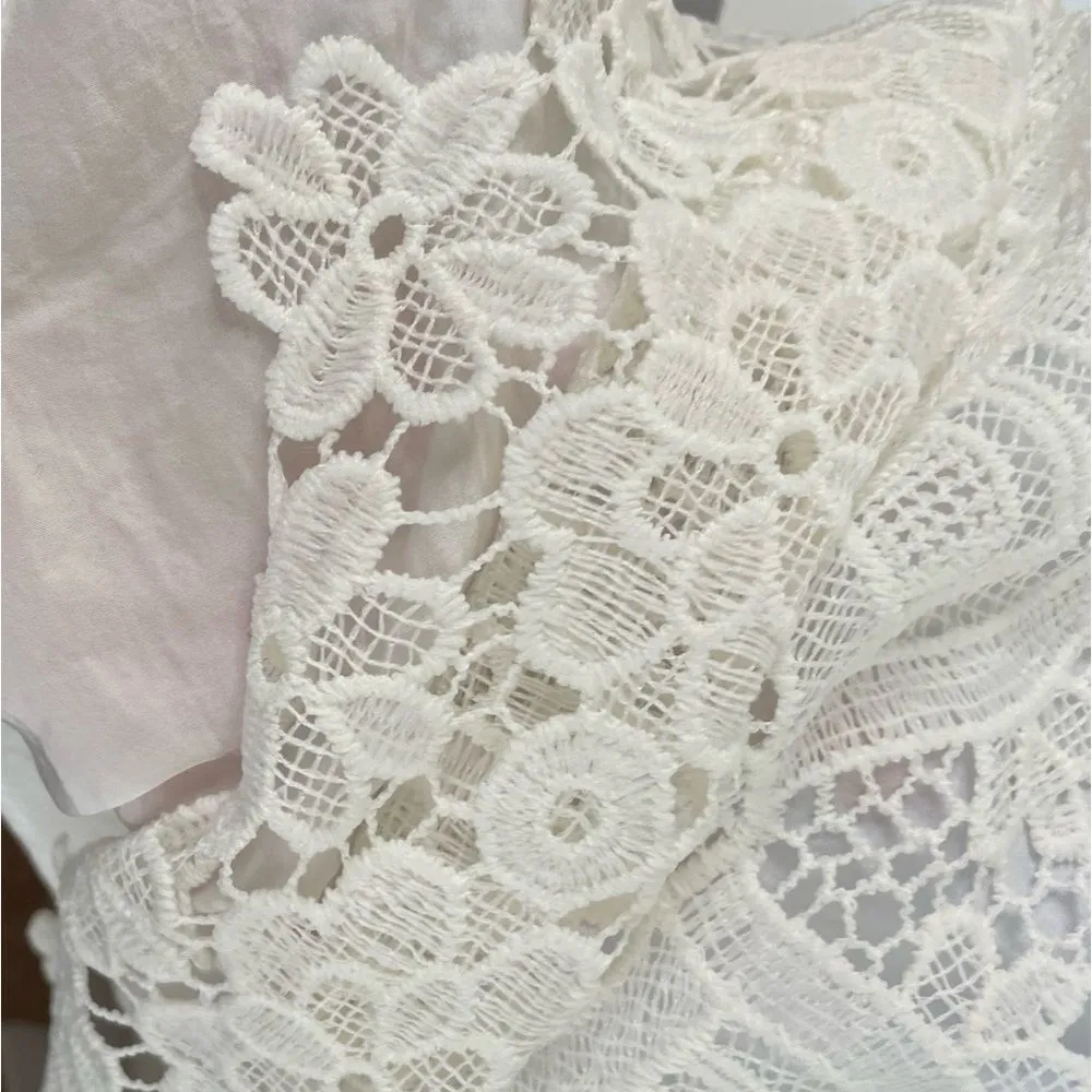 Crochet Cap Sleeve Top - Image 5