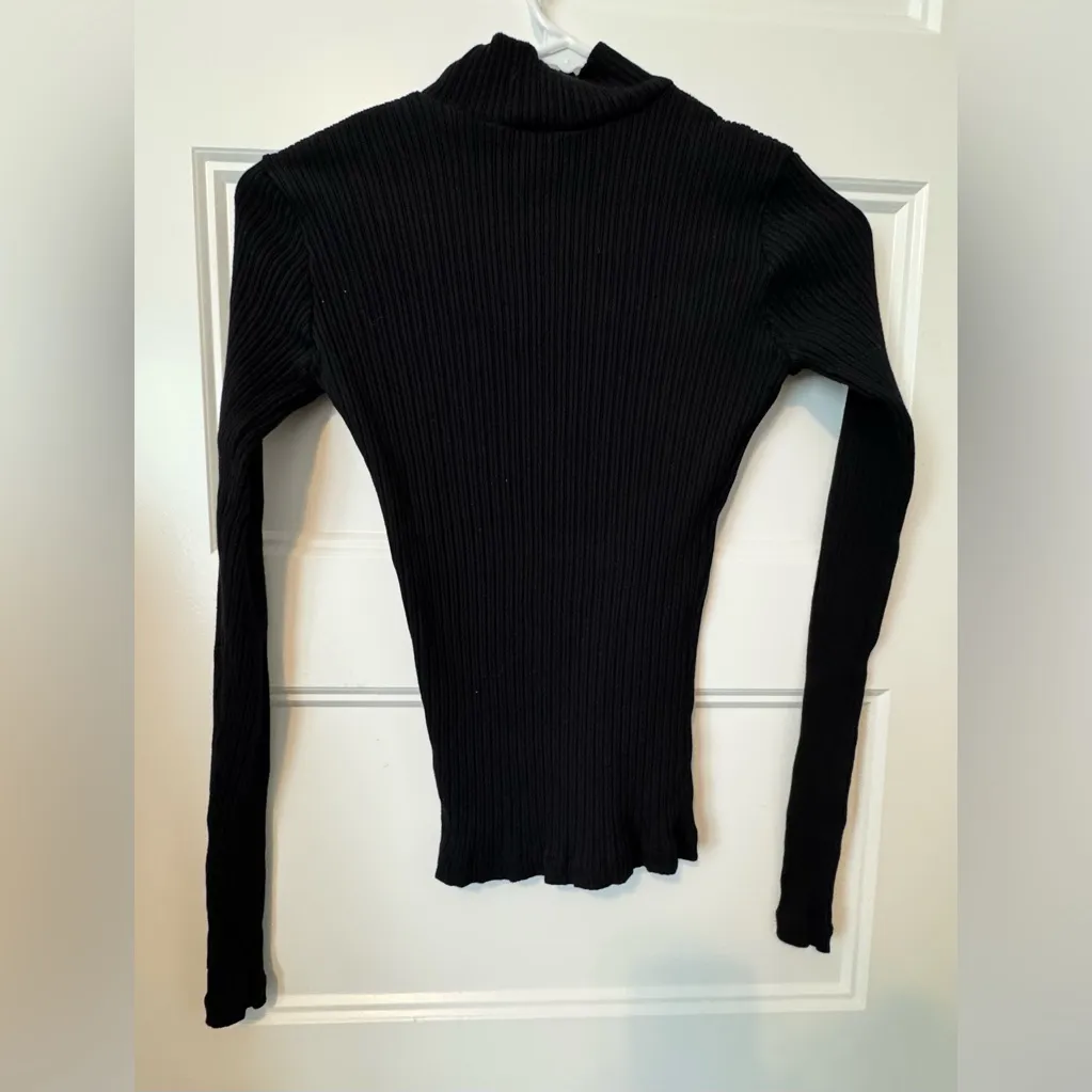 Brandy Melville Knit Ribbed Mock Turtleneck - Image 6