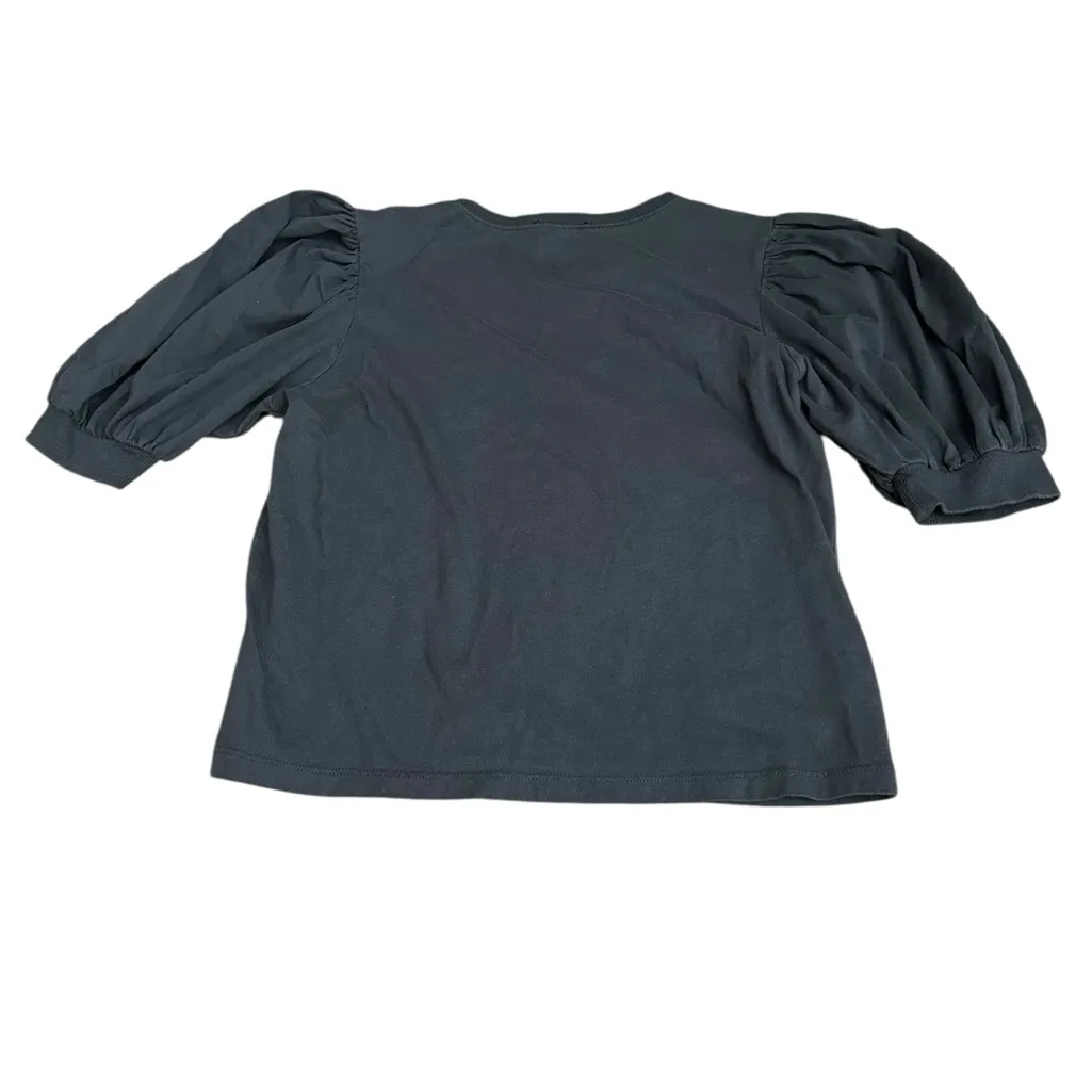 ZARA gray balloon sleeve T-shirt - Image 4