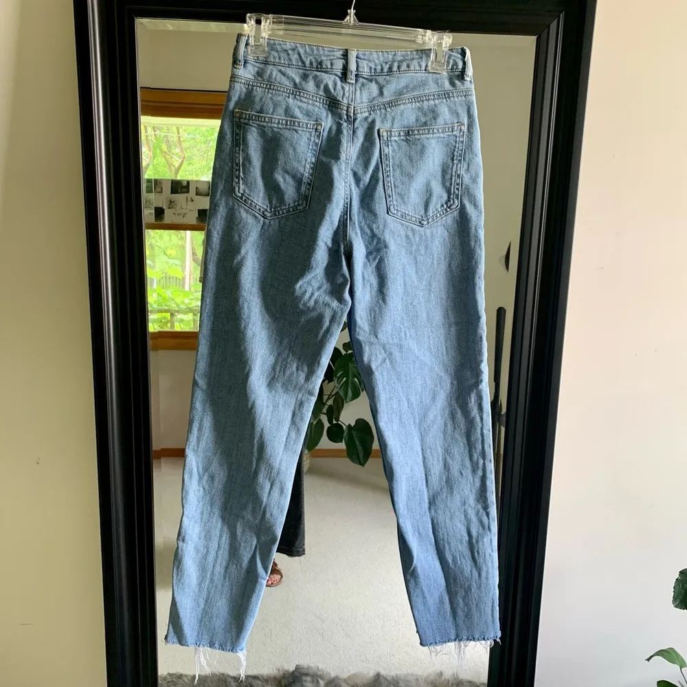 ASOS High Waisted Jeans Raw Hem - Image 2