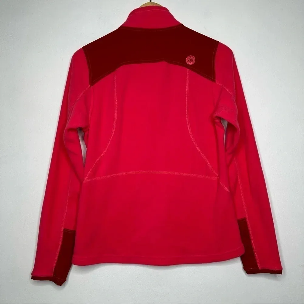 Marmot Disco Pink/Sienna Red Polartec Flashpoint Zip-Up Fleece Jacket Size M - Image 9