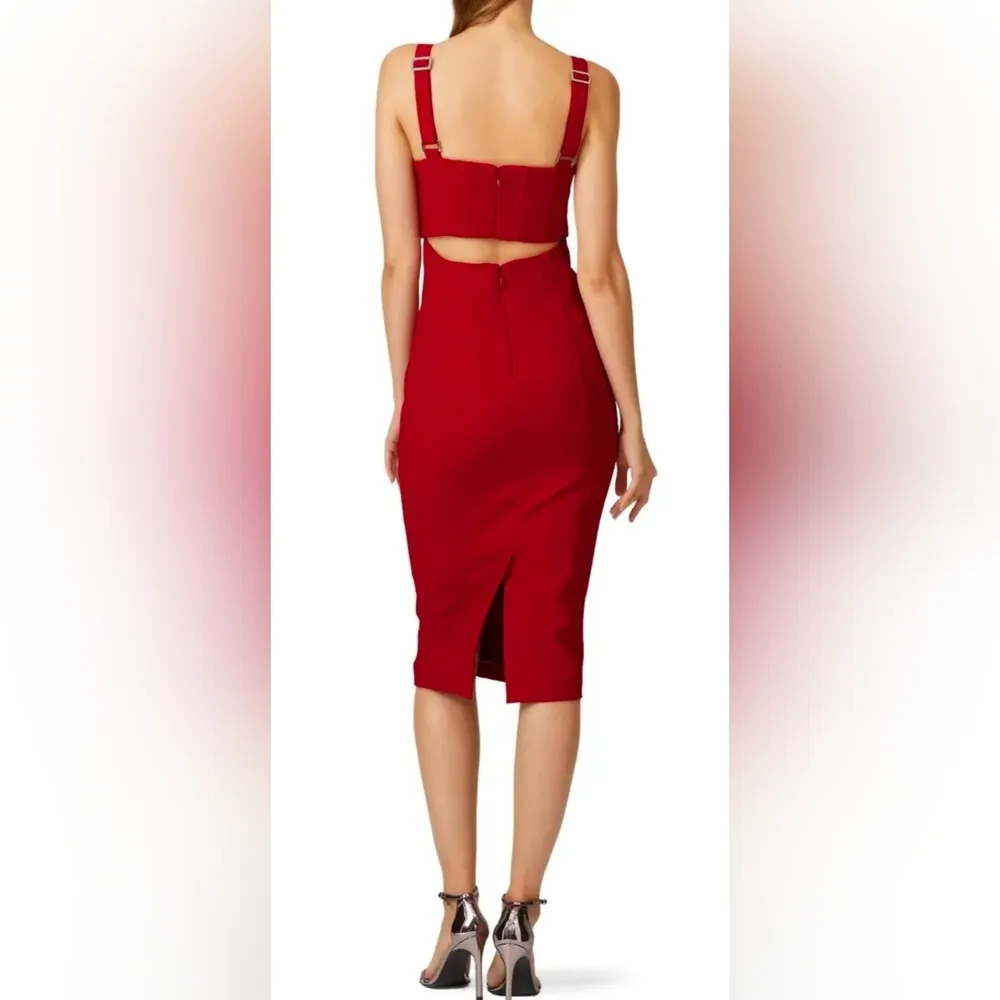 Cinq a Sept Dakota red dress size 2 - Image 7