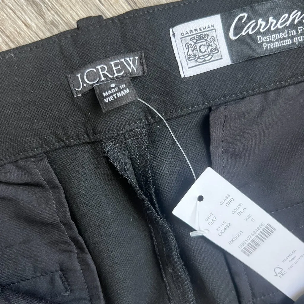 NWT J Crew Carreman black suit pants size 8 - Image 8