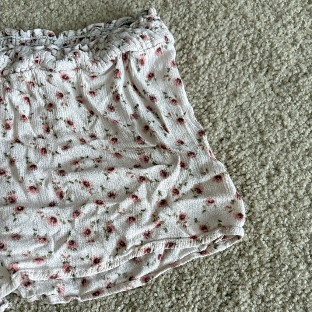 Urban outfitters out from under Lilly lounge Shirred ruffle micro shorts small - Image 5