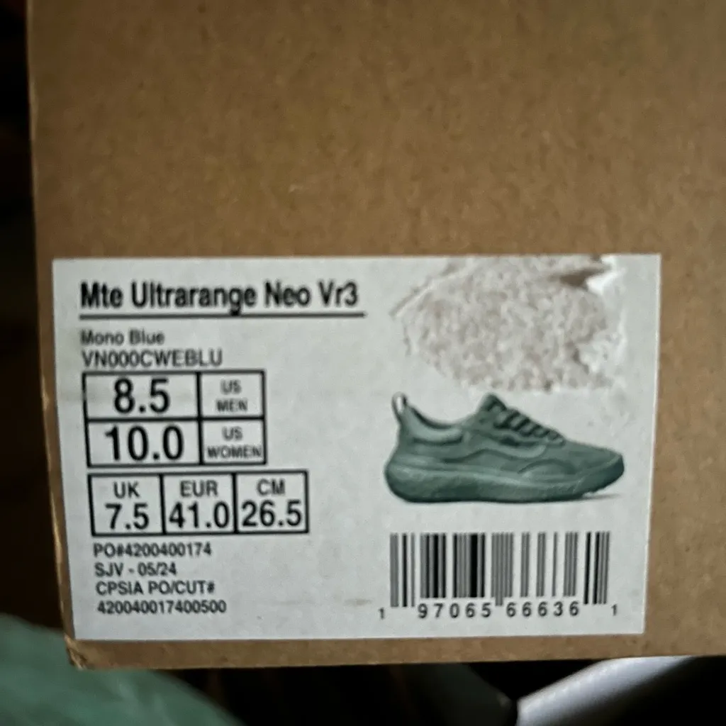 Vans UltraRange Neo VR3 MTE 'Mono
Blue' Women 10.0 US Mens 8.5 US - Image 7