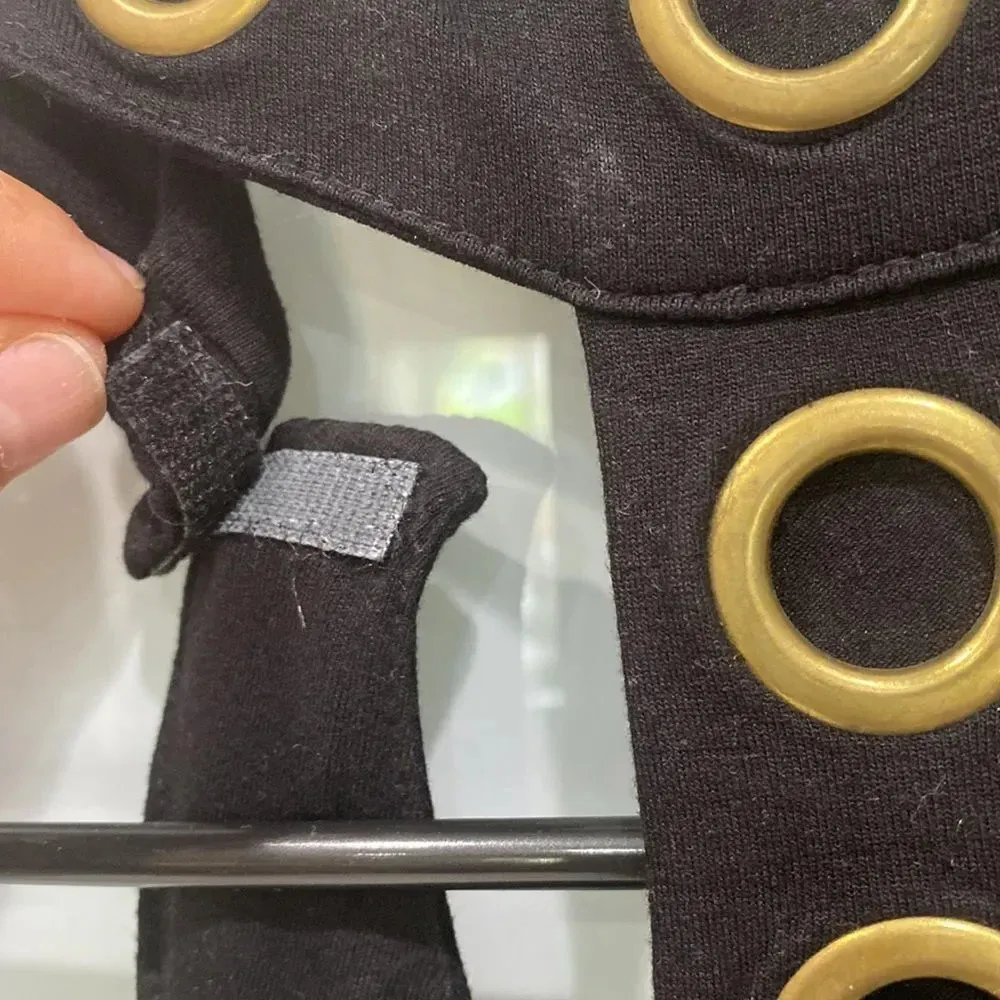 INC International Concepts Women's Black Halter Razorback Tunic Tank Top Sz M Size M - Image 3