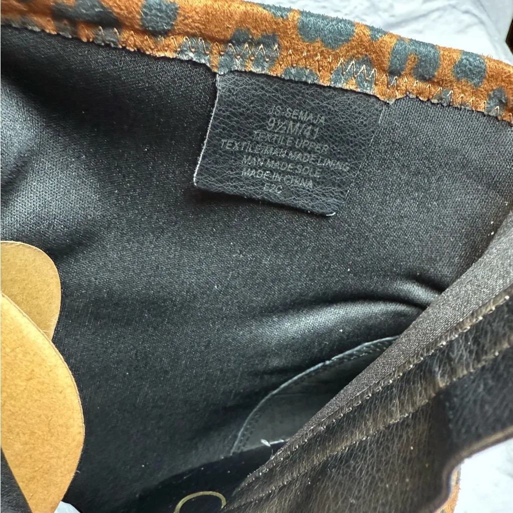 Jessica Simpson Safari Leopard Print Heeled Boots - Image 9