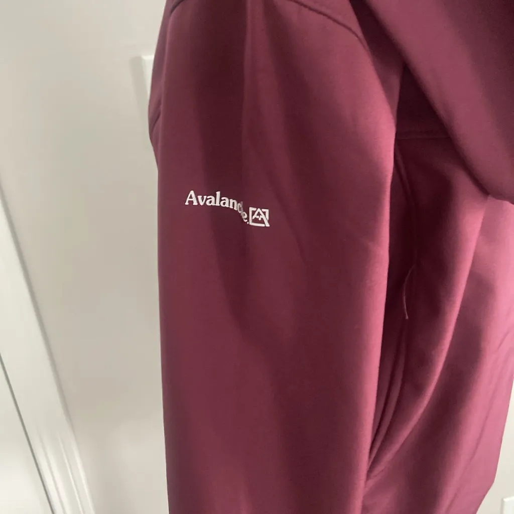 Avalanche burgundy Ski & Snow Jacket Lightweight Performance - Image 4