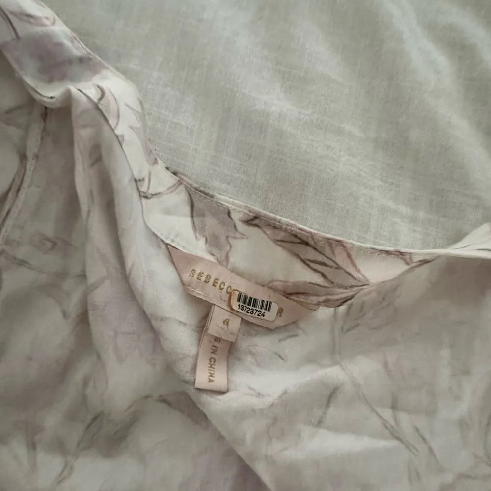 Rebecca Taylor Women’s 4 Sleeveless Zadie Wrap Dress - Image 5