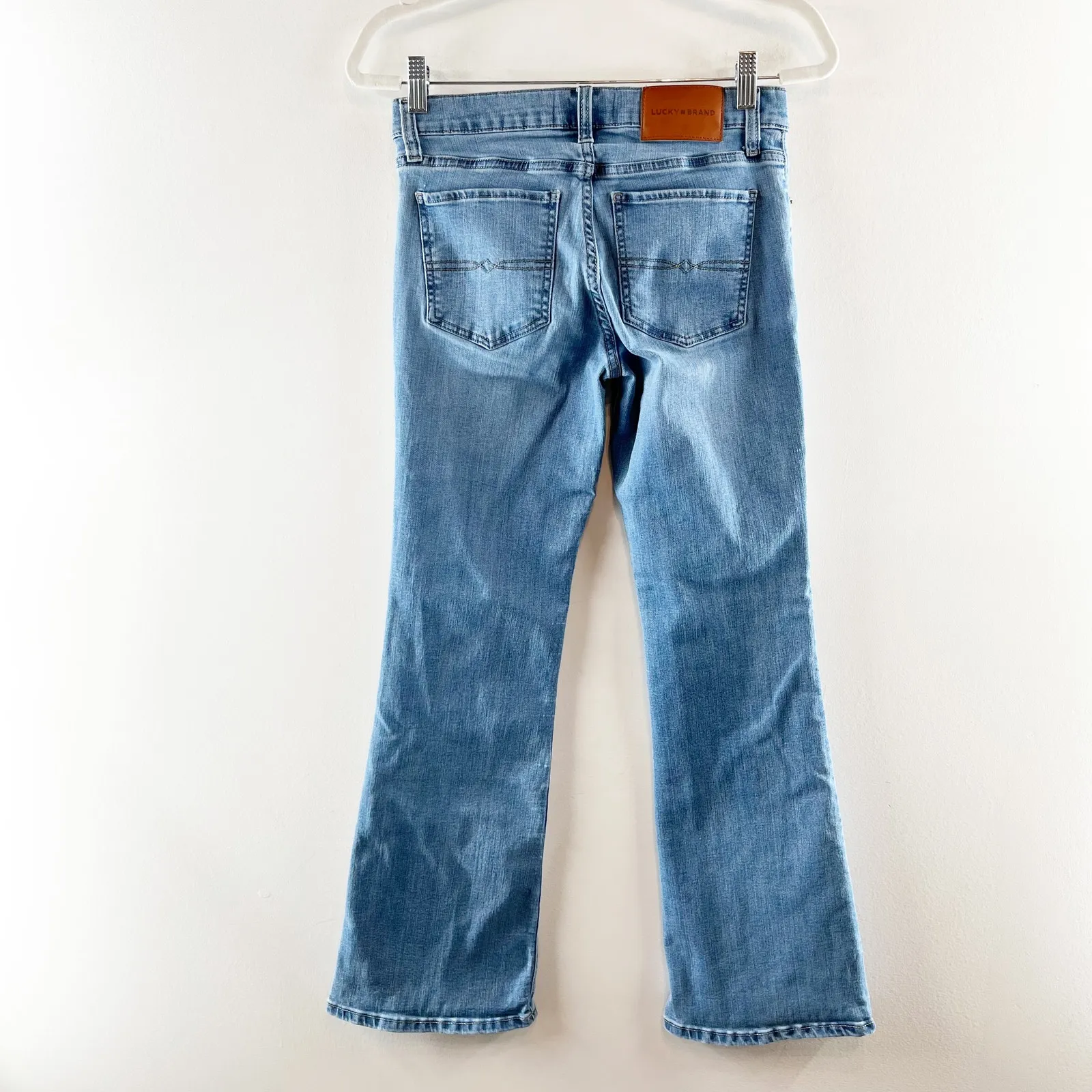 Lucky Brand Sweet Mid Rise Flare Leg Jeans Denim Blue 4 - Image 3