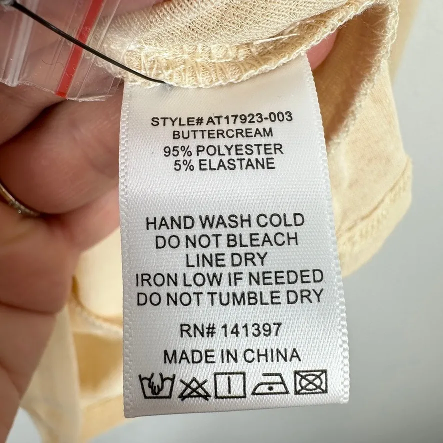 ASTR The Label Buttercream Ruched Bust Long Sleeve‎ Top Womens XS Size undefined - Image 7