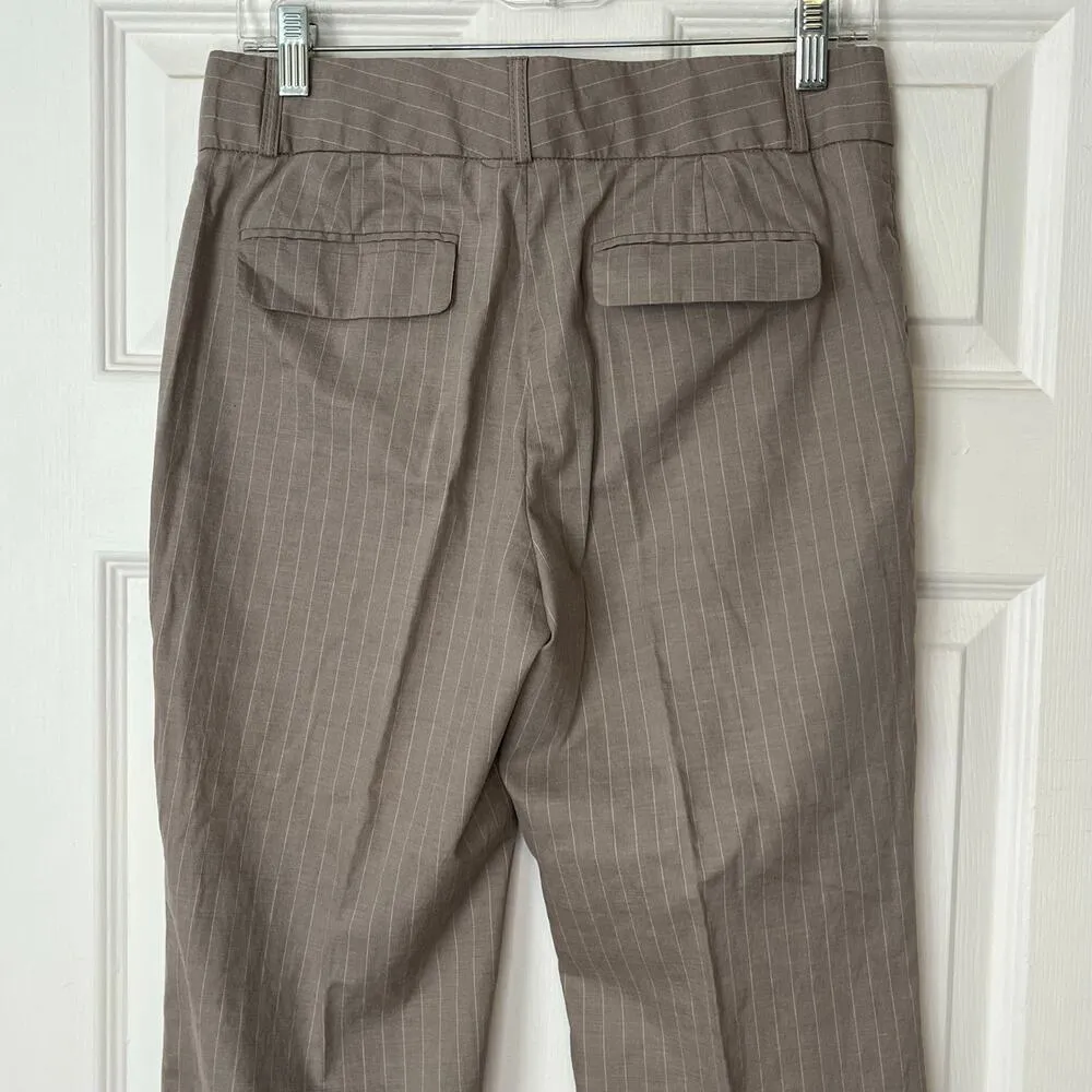 Banana Republic Martin Fit Striped Slacks - Size 4 - Image 5