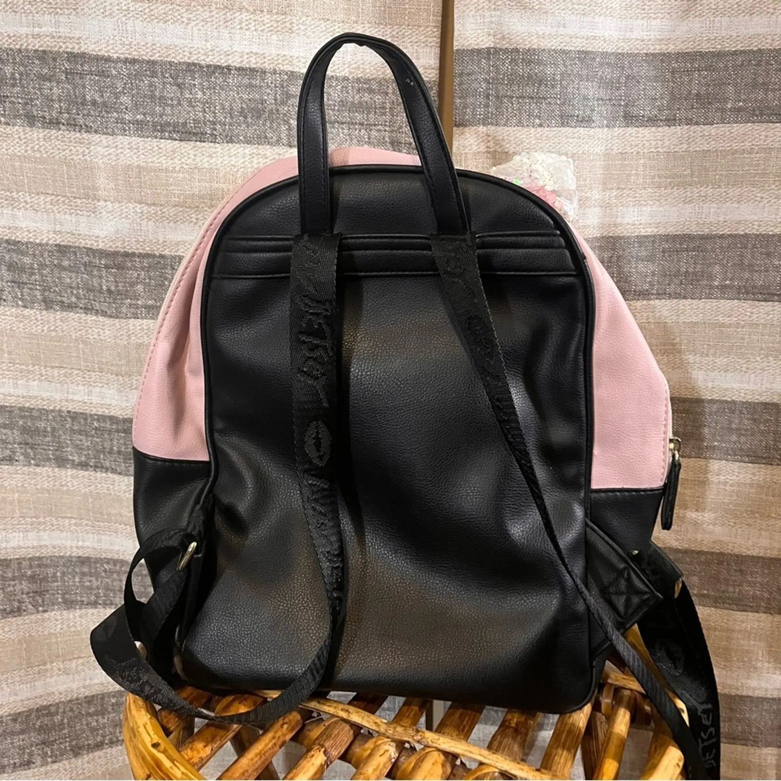 Luv Betsy By‎ Betsy Johnson Pink Sequin Backpack - Image 2