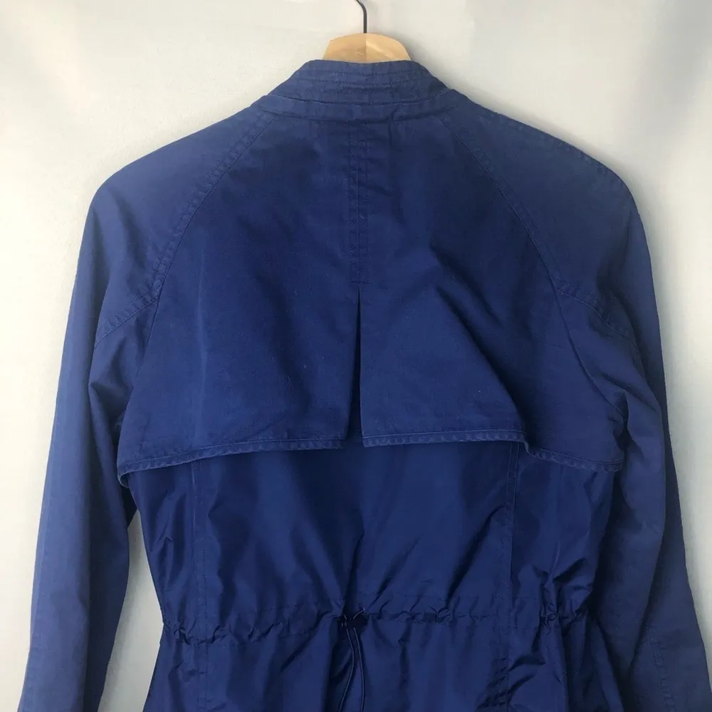 Lacoste Blue Full Zip Riding Jacket M - Image 5