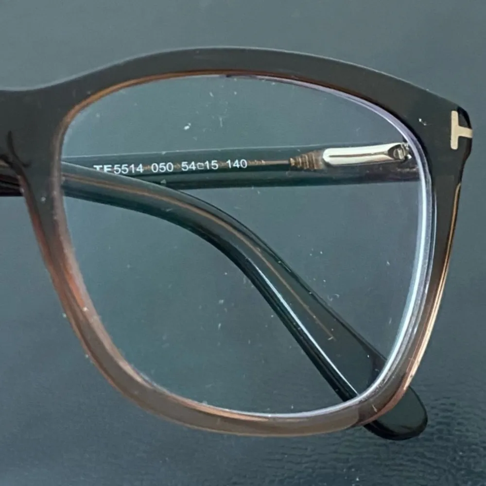 TOM FORD TF5514 050 54▪️15 140 Brown Ombre Thin Butterfly Plastic Eyeglasses - Image 13