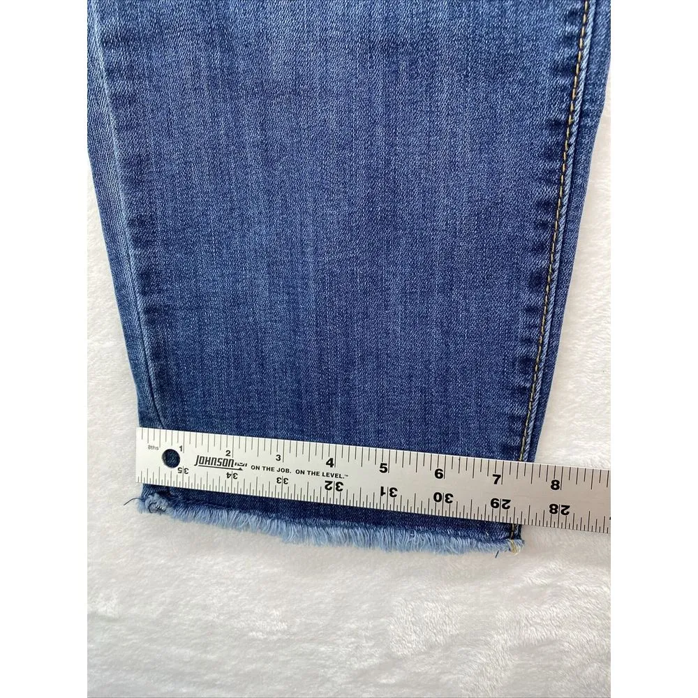 Seven7 Womens Jeans Sz 10 Tower Straight‎ Crop raw hem NWT - Image 7