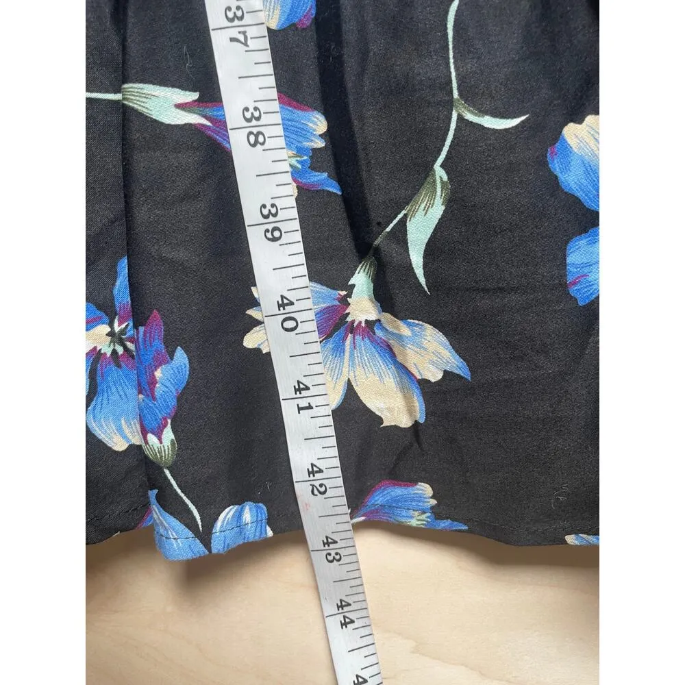 Anni Coco Sleeveless Dress Size XL Floral Pin Up New Black - Image 9