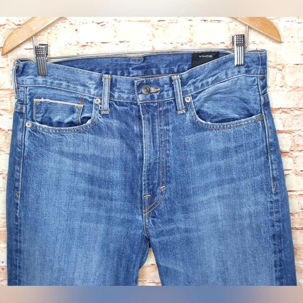 Vince | Boyfriend Style Medium Wash Denim Jeans - Image 3