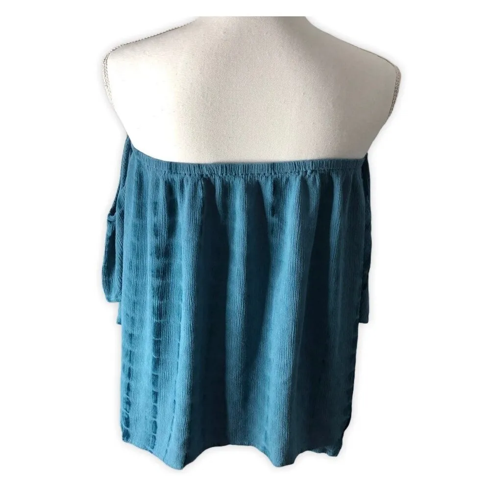 Mittoshop Off-shoulder Snake Print Flowy Blouse - Image 3