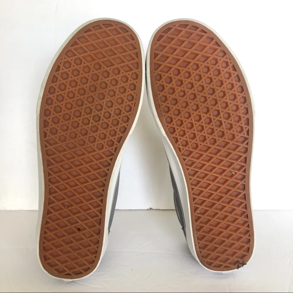 Old Skool Authentic Gray White Suede Canvas Women Shoes 10 - Image 8