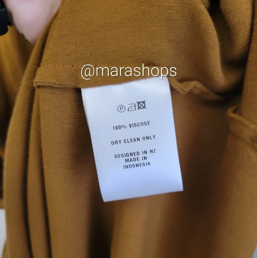 Leave Her Wilder Raina Toffee Dress Orange Size 14 - Image 8