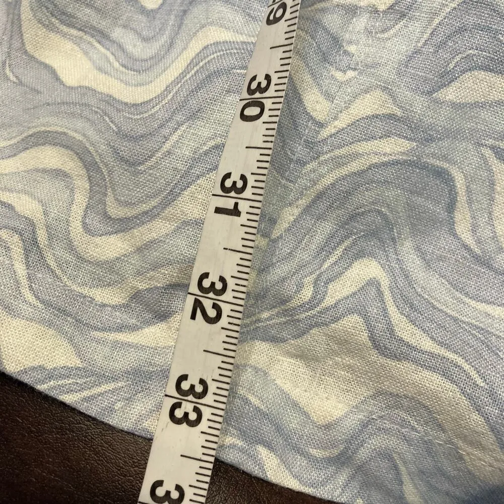 Abercrombie & Fitch Corset Lined Linen Blend Sheath Mini Dress Women Medium Tall - Image 14