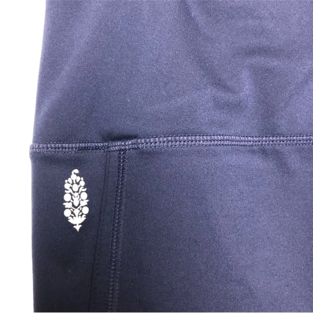 Blue Navy Infinity Cutout Leggings High Rise Free People Movement XS - Image 7