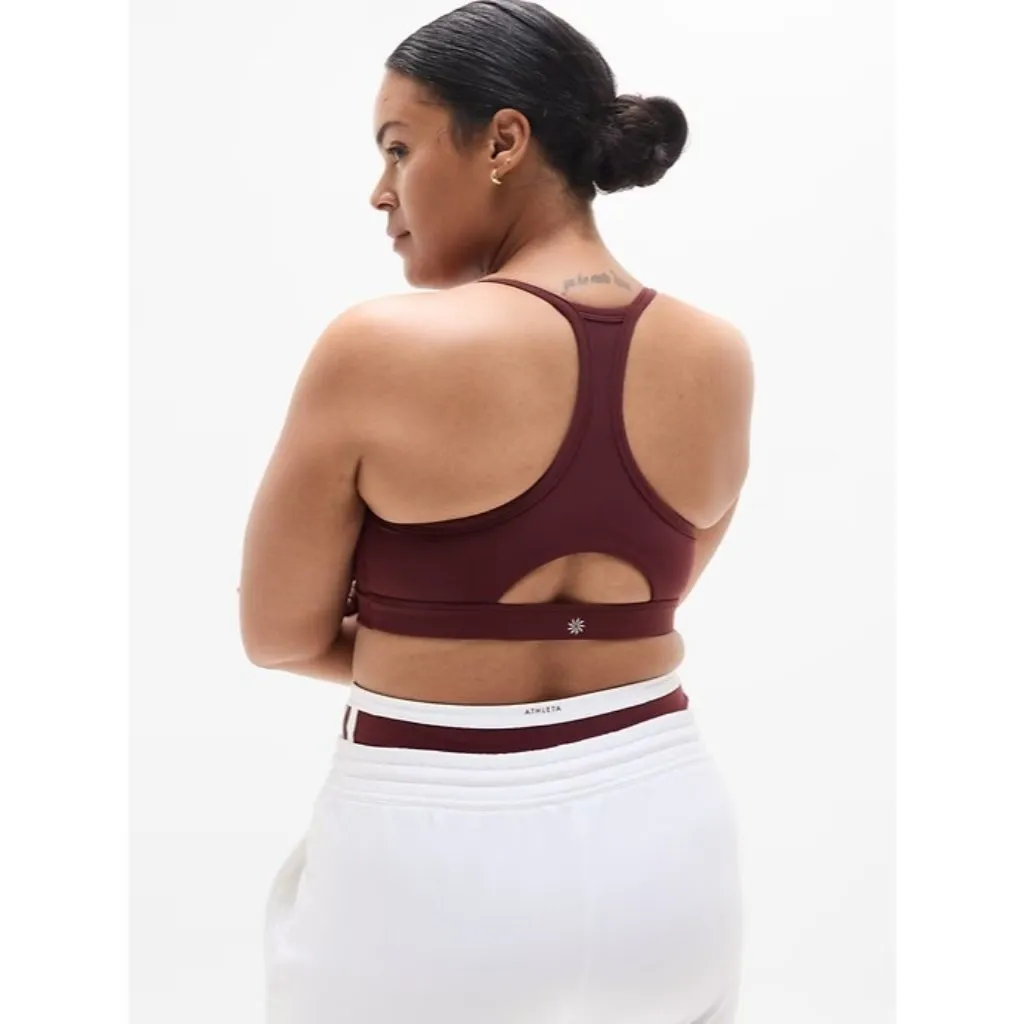 Athleta L Interval Sports Bra D-DD | Garnet Large  #413267 - Image 5