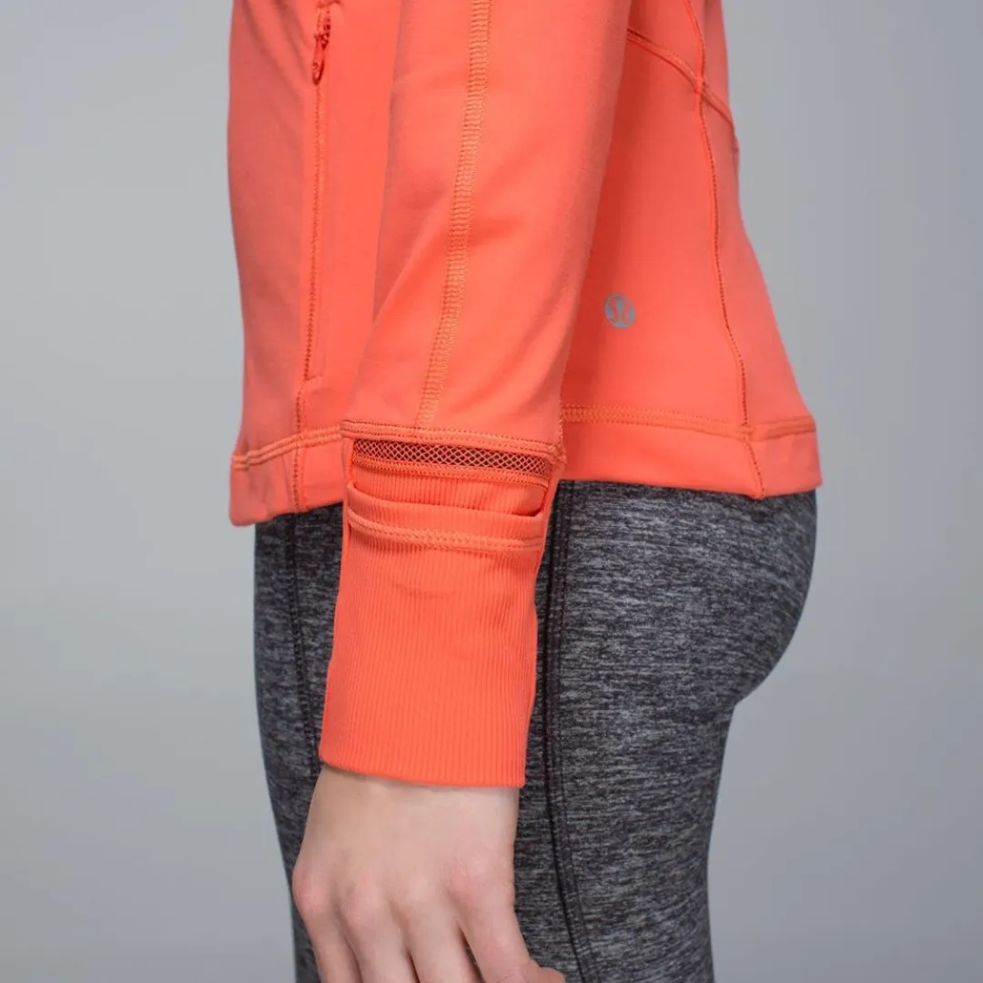 Lululemon | Race With Grace 1/2 Zip II Base Layer Athletic Jacket in Atomic Red - Image 4