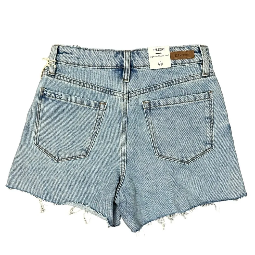 Revolve Blank NYC Shorts 25 The Reeve High Rise Short in Cold Gem Cutoffs - Image 6