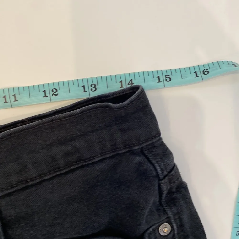 Gloria Vanderbilt Black Straight Leg High Rise Jeans Sz 8 Long Cotton Casual - Image 8