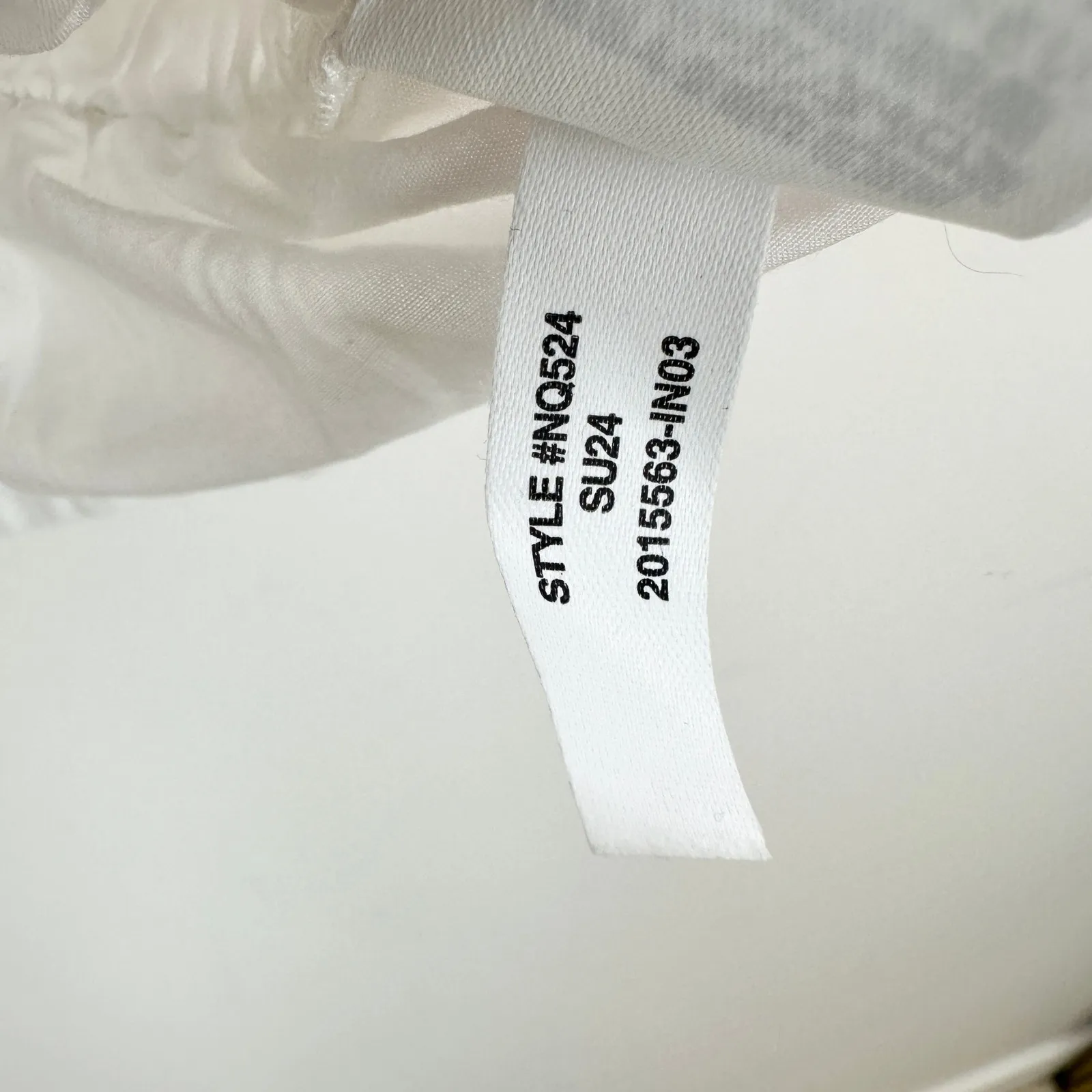 Madewell Smocked Button Front Top Poplin Cotton Eyelet White Stretch Medium NWT - Image 11