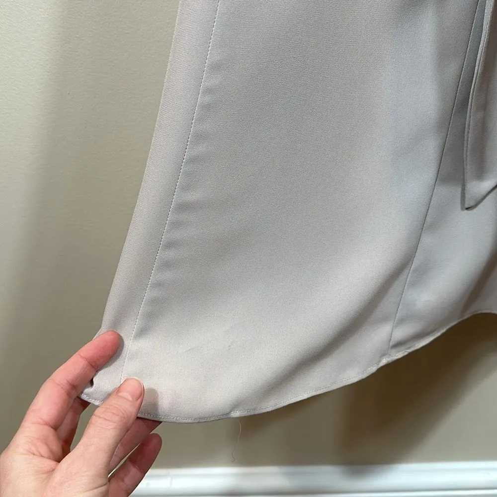 Show Me Your Mumu Lauren Tie Maxi Dress Show Me The Ring Crisp Small SR46 - Image 9