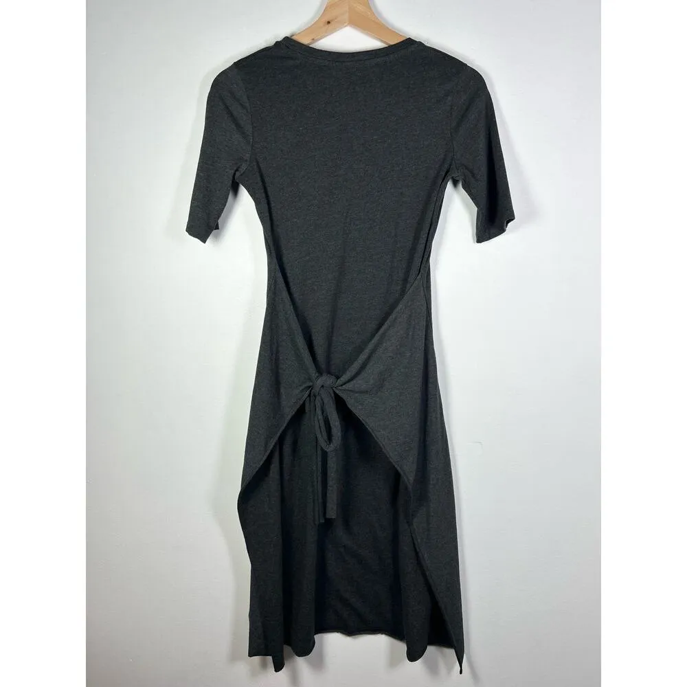 Athleta In A Twist Tie Front Micromodal Blend T-Shirt Midi Dress XS - Image 5