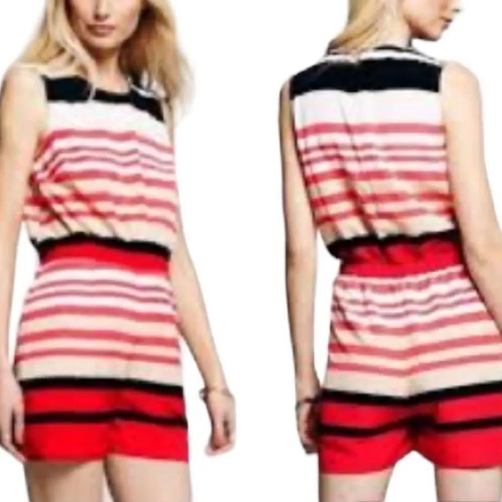 Peter Som Striped Romper - Image 2