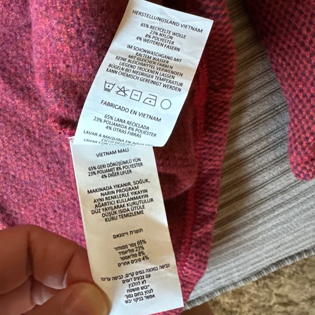 Prana Mattea funnel neck small wool blend sweater - Image 3