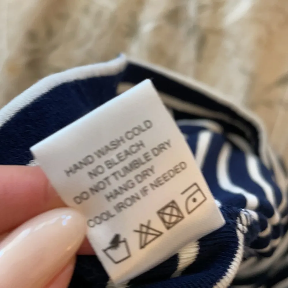 Lovers + Friends Take Me Away Wrap Midi Skirt in Nautical Navy Stripe Sz Medium - Image 10