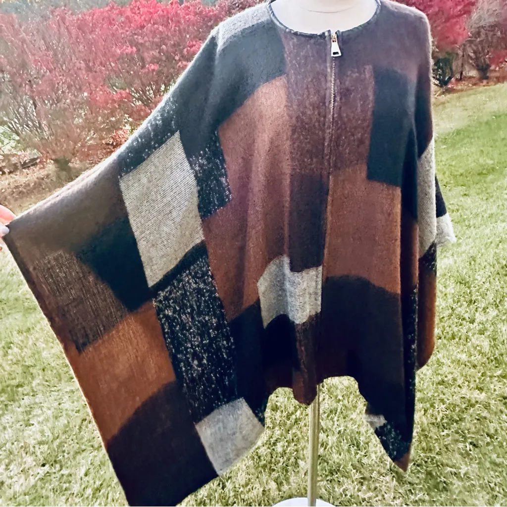 Apt 9 Color-block Poncho - Image 5