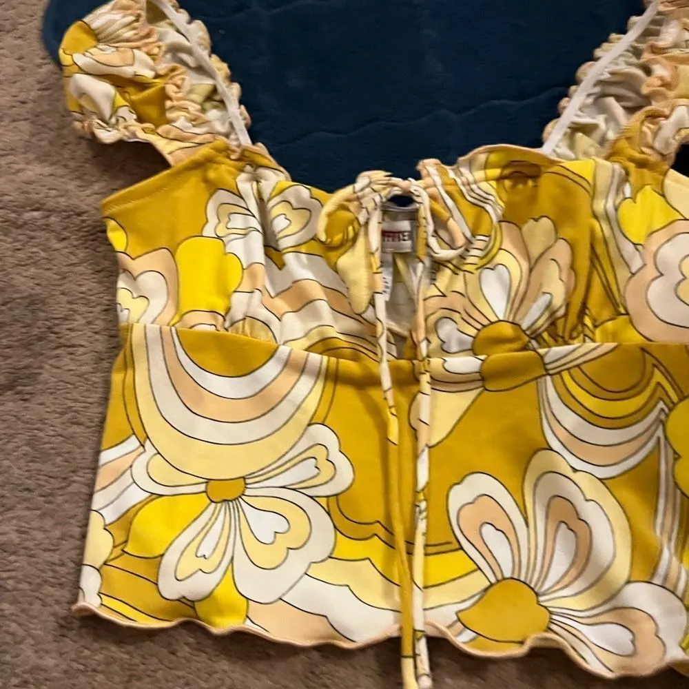 NWOT - Urban Outfitters Floral Baby Doll Top - Image 6