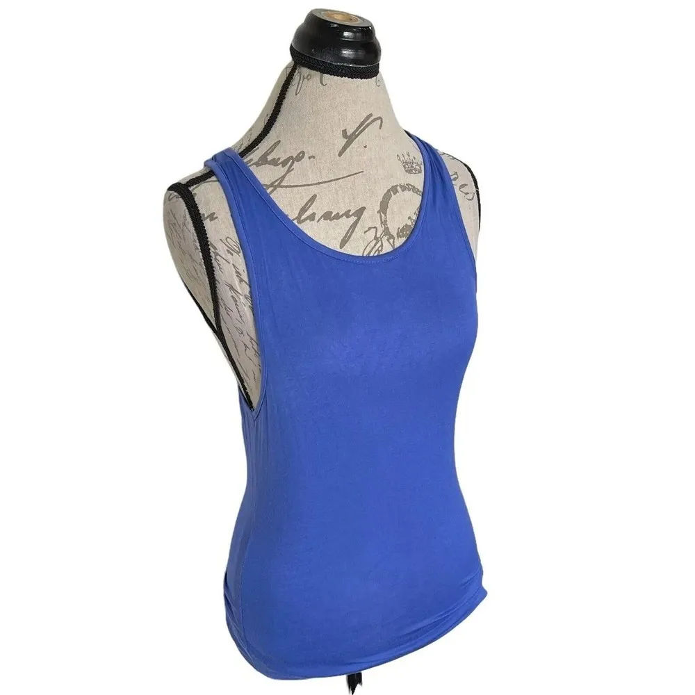 Agiato Racerback Tank Top Size XXL Sporty Blue Gym Running Activewear NWT Yoga - Image 6