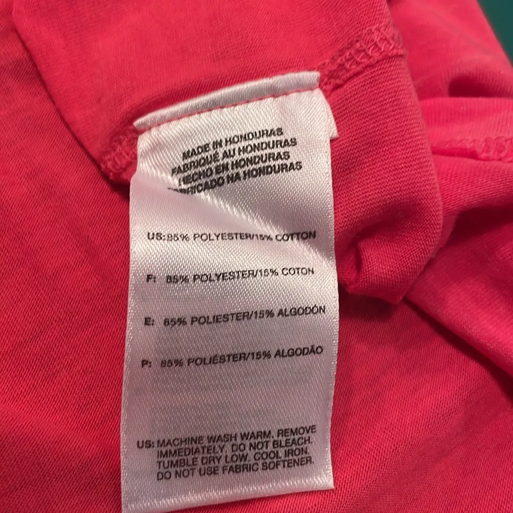 Adidas Climalite T Shirt Womens XL Extra Large Lagoon pink Sports Training Tee - Image 7