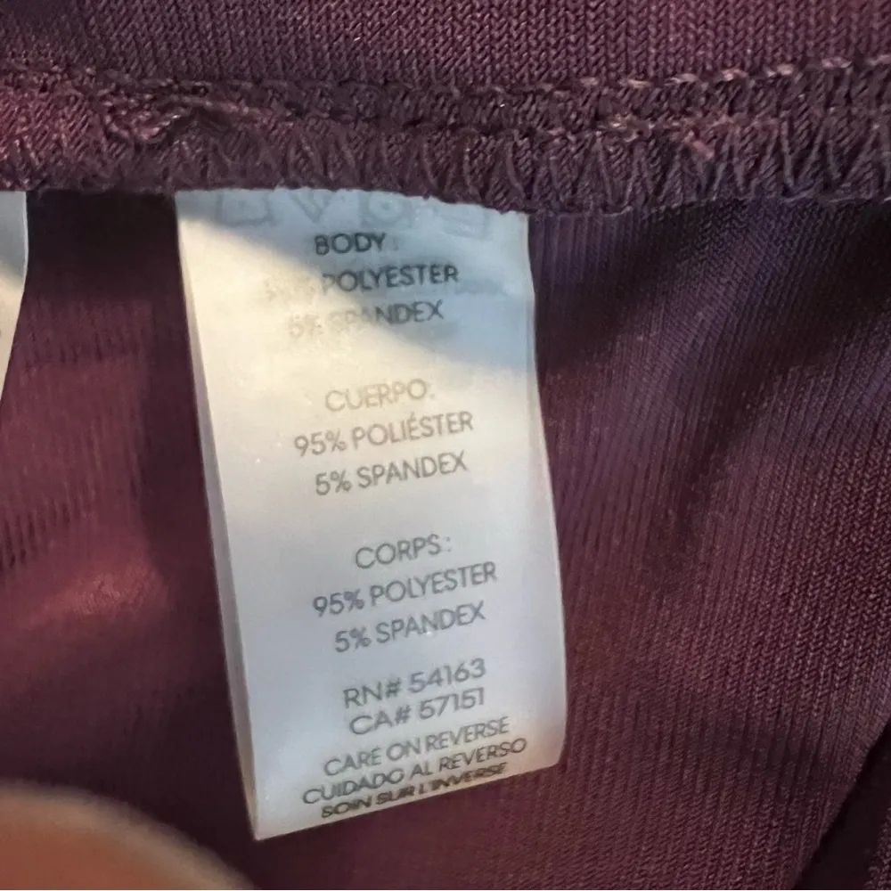 NEW Calvin Klein Dress Purple Ruched Jersey Knit Midi Small Wedding Party Brunch - Image 16