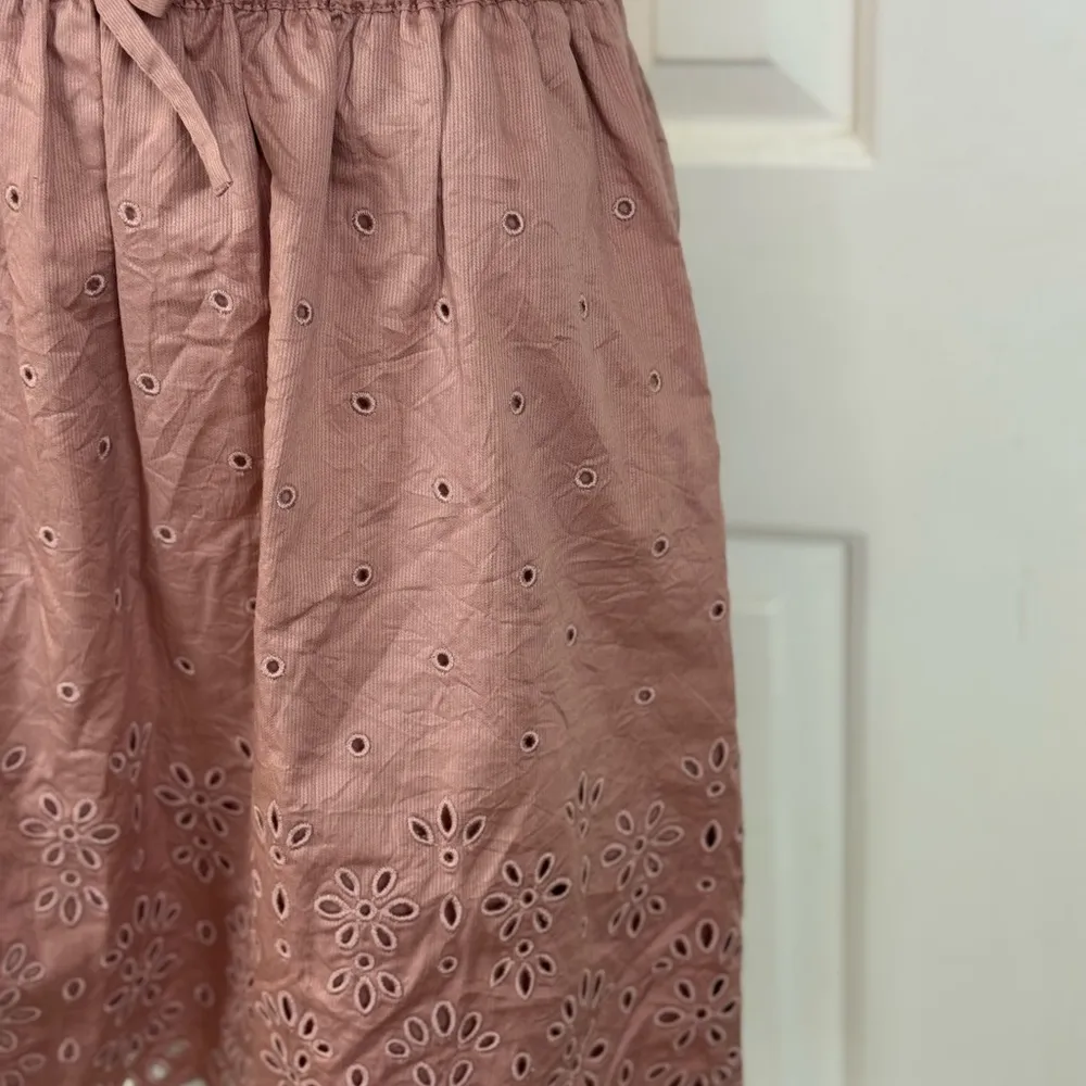 COACH Broderie Anglaise Mini Skirt In Organic Cotton Size 0 - Image 9