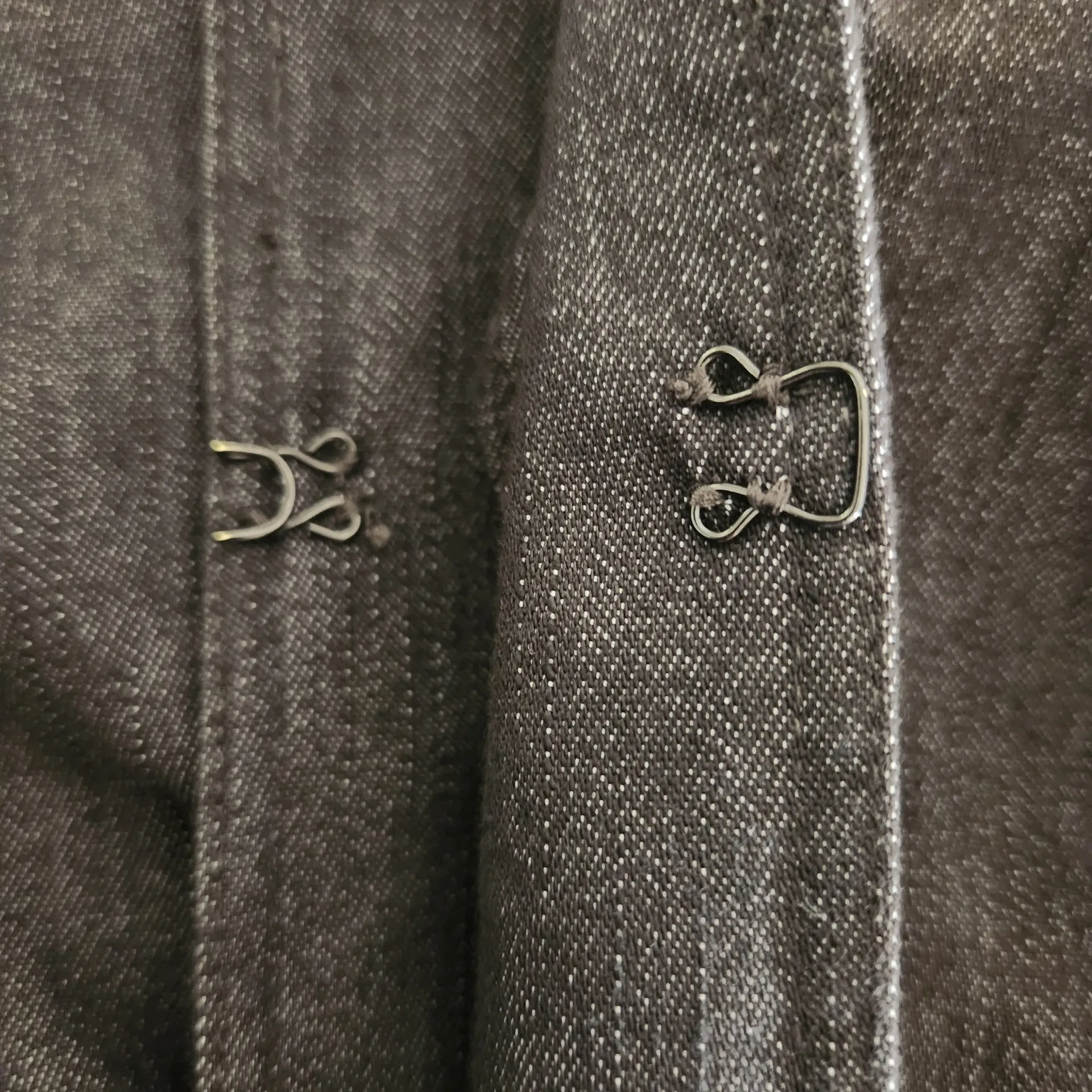 Cato Gray Denim Chain Embellished Jacket Size 18/20W Cato Woman Denim Jacket - Image 9