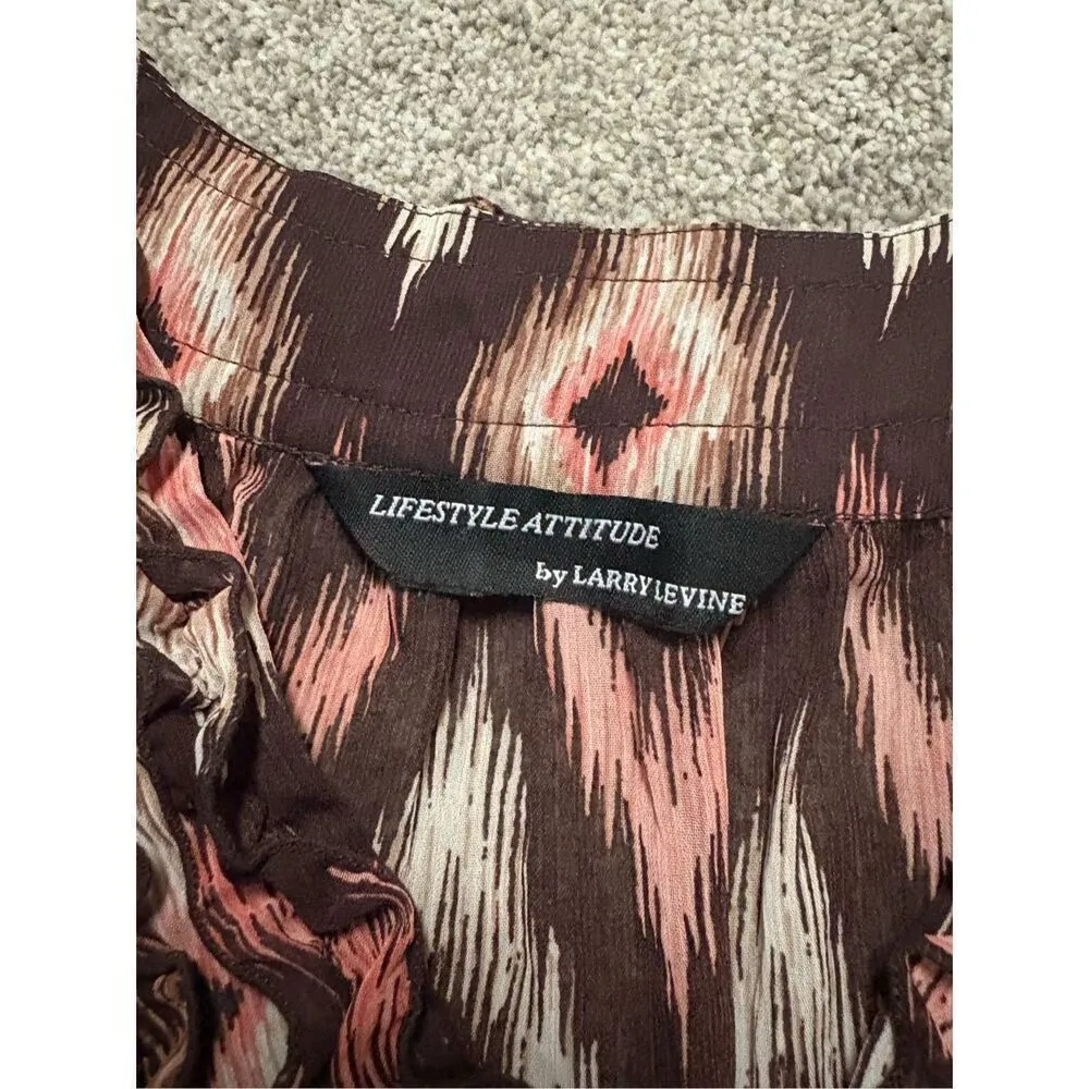 Larry Levine sleeveless sheer tank top - Image 2