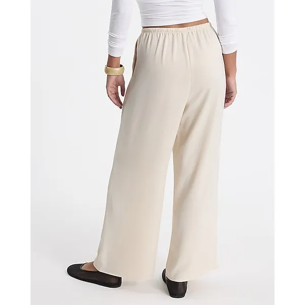 Express Beige Wide Leg Lounge Pants M‎ 80% Cotton 20% Polyester - Image 3