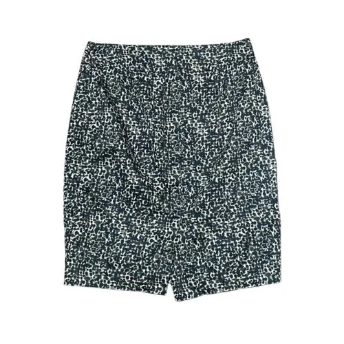 Ann Taylor Pencil‎ Skirt Size 4 Leopard Pattern Lined Cotton Stretch 30X20.5 - Image 6